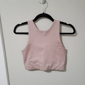 Girlfriend Collective Dylan Tank Bra in Quartz